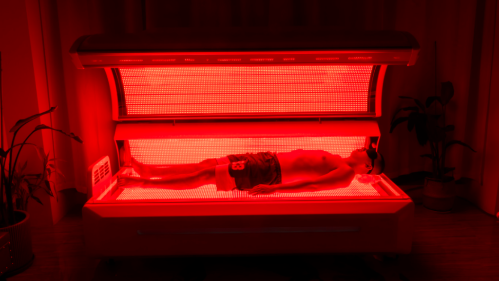 red light therapy bed