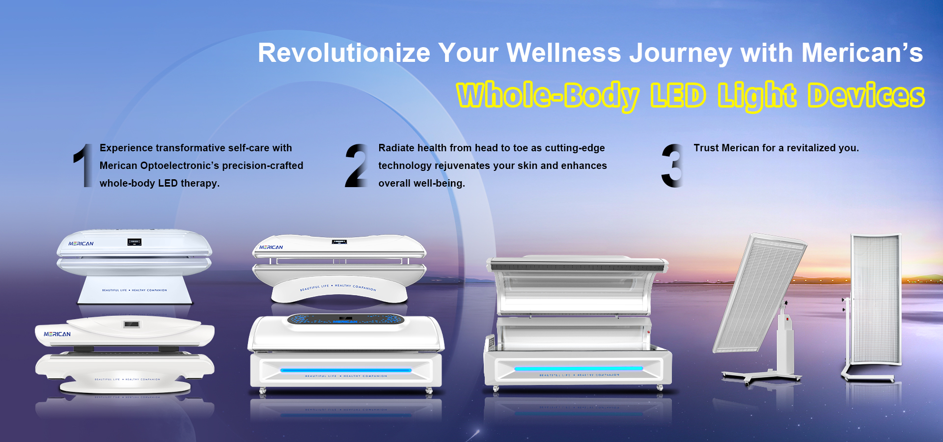 Whole body LED Light Devices