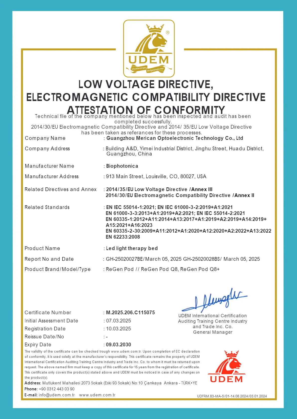 CE certification 2