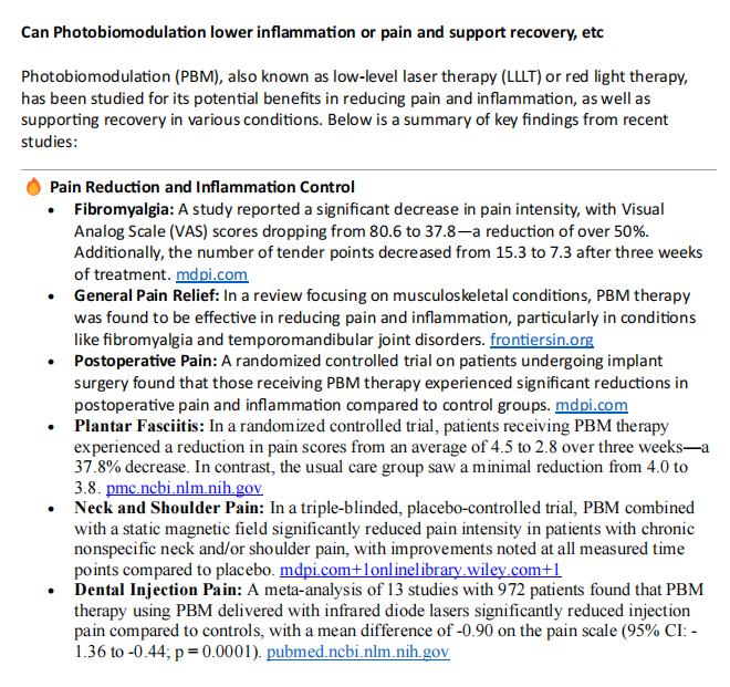 Clinical studies in various fields have shown