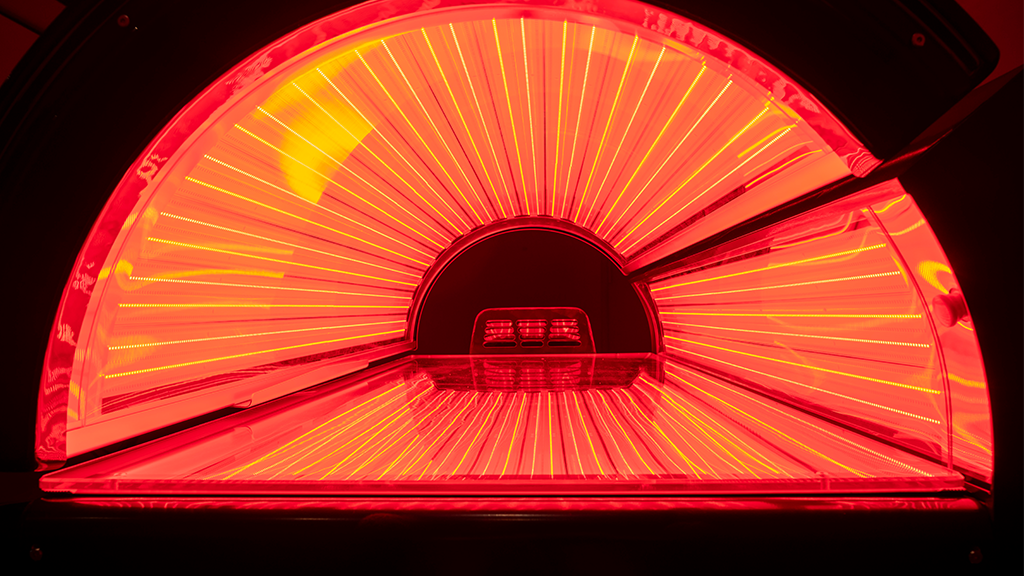 merican red light therapy bed m6n black