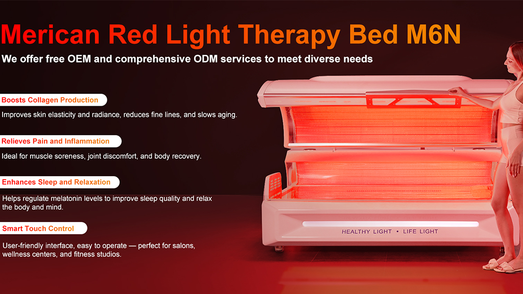 Merican Red Light Therapy Bed M6N