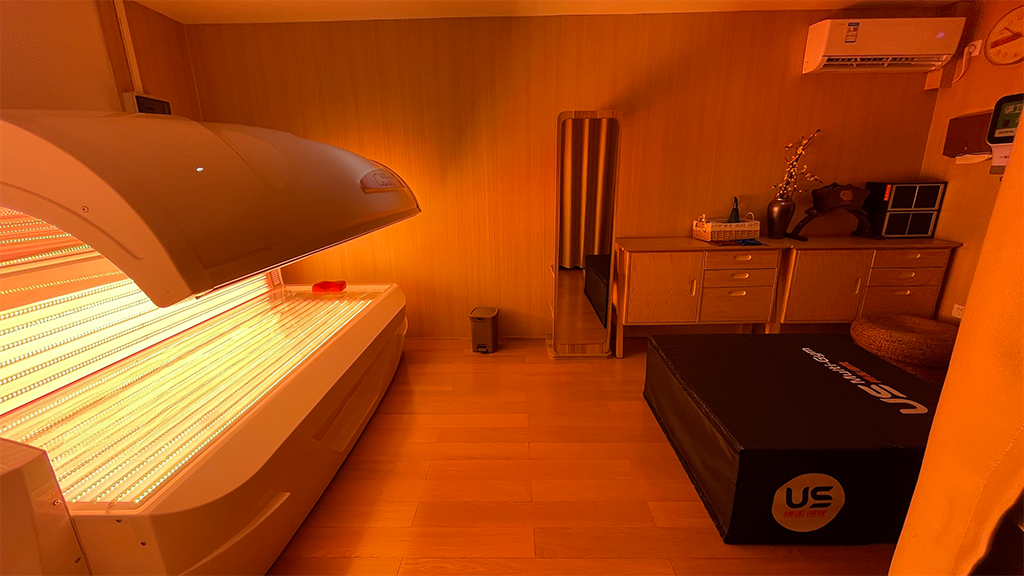 red light therapy bed M6 L White